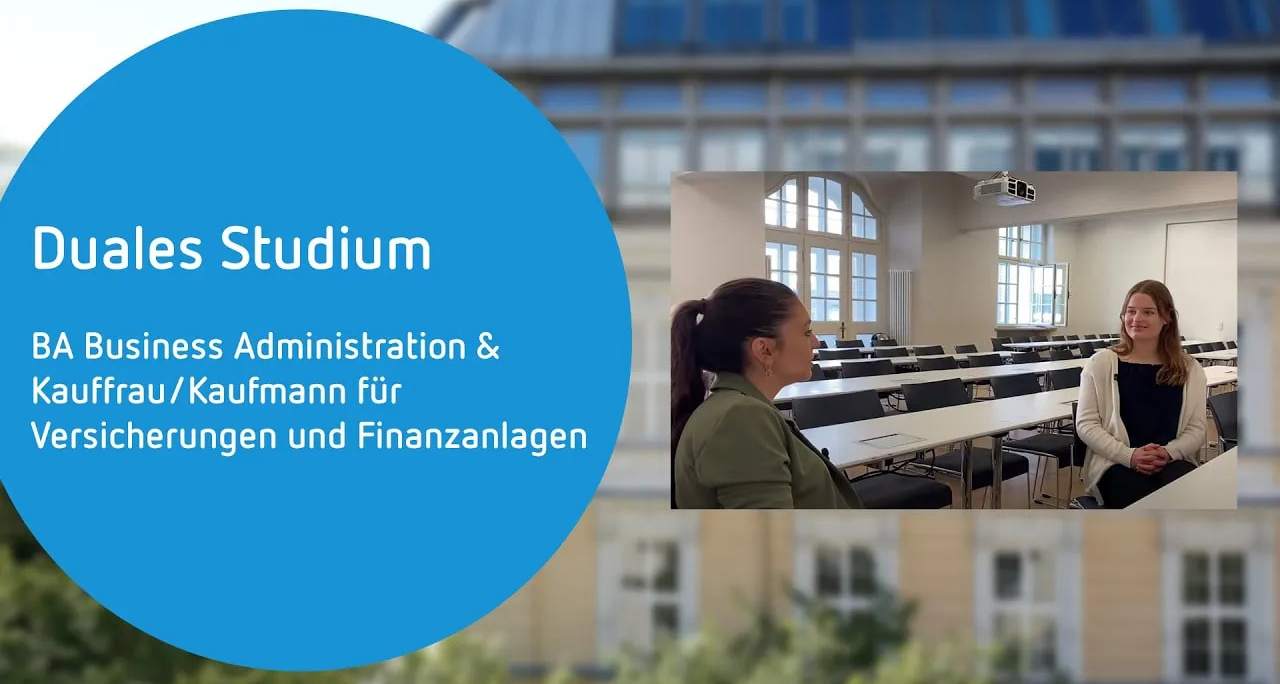 Youtube-Thumbnail zum Thema duales Studium beim Münchener Verein