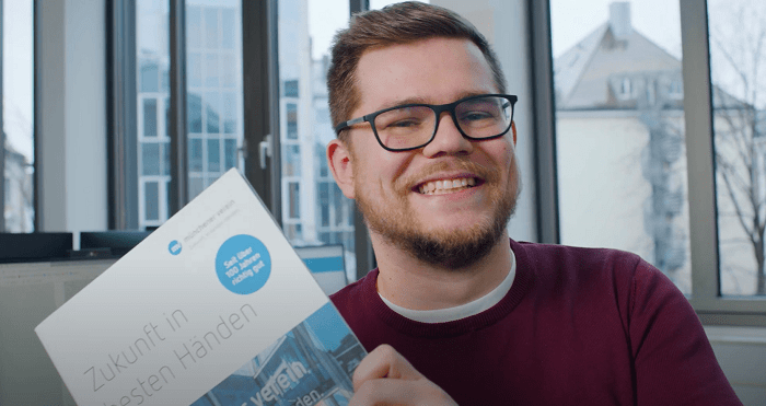 Youtube-Thumbnail zum Thema Ausbildung beim Münchener Verein