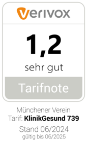 Verivox Signet - Testnote 1,2 KlinikGesund 739 Stand 06/2024
