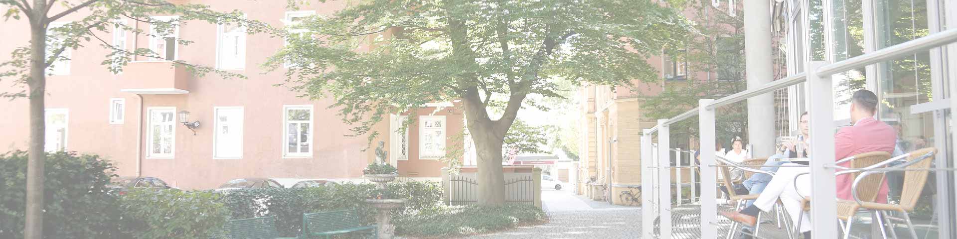 Innenhof des Palais Ingenheim Molitor in der Pettenkoferstraße