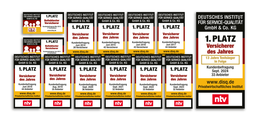Signets zum Versicherer des Jahres