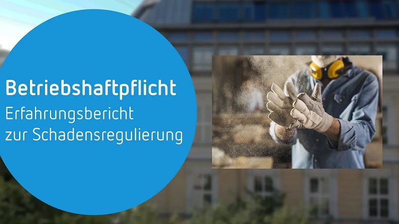 Youtube-Thumbnail eines Erfahrungsberichts zum Thema Betriebshaftpflichtversicherung