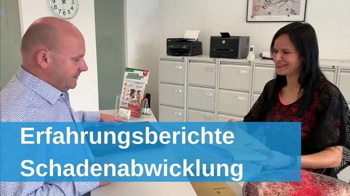Youtube-Thumbnail eines Erfahrungsberichts zum Thema Schadenabwicklung