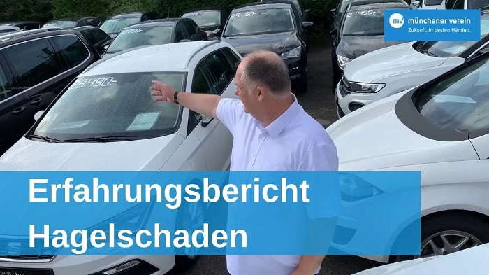 Youtube-Thumbnail eines Erfahrungsberichts zum Thema Hagelschaden bei der Firma Spratter