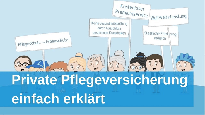 Youtube-Thumbnail zum Thema "Pflegeversicherung einfach erklärt"