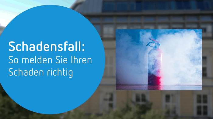 Youtube-Thumbnail zum Thema Schadensmeldung