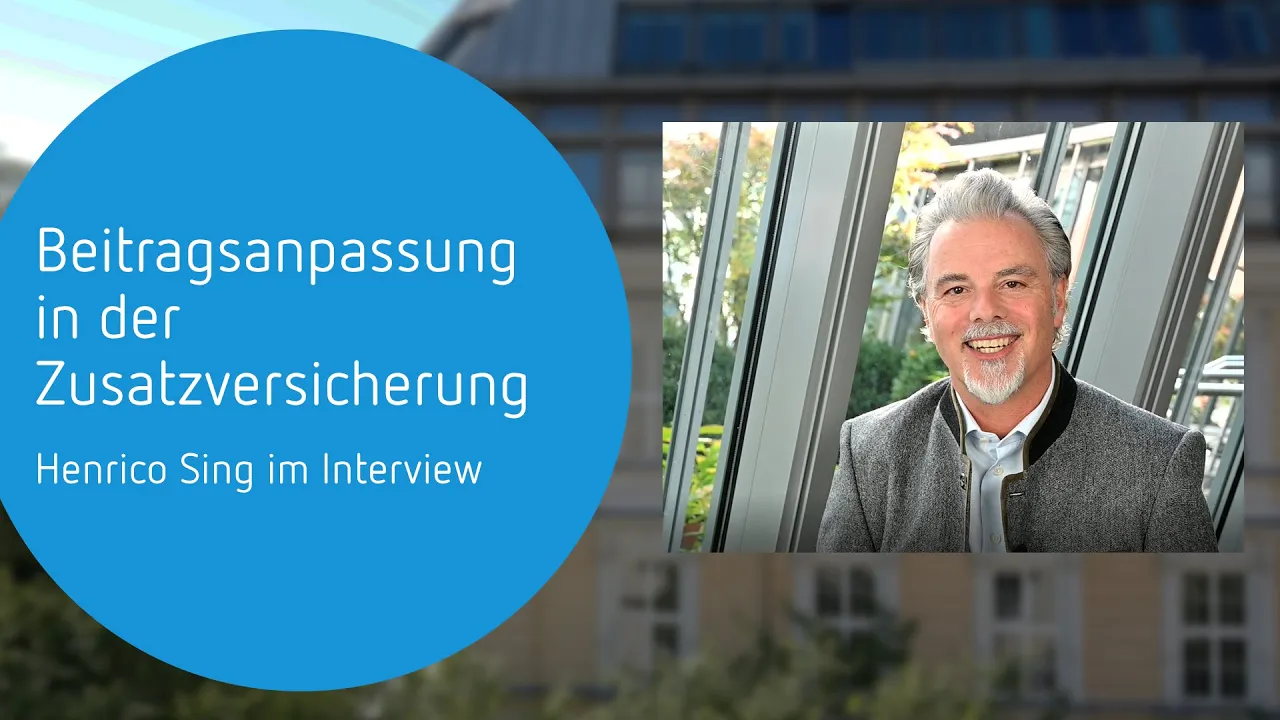 Youtube-Thumbnail zur Beitragsanpassung in der Zusatzversicherung