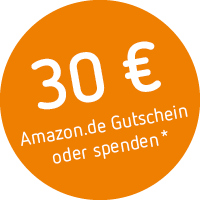 Störer Amazon Gutschein- oder Spenden-Aktion